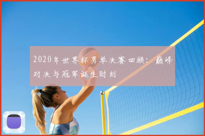 2020年世界杯男单决赛回顾：巅峰对决与冠军诞生时刻