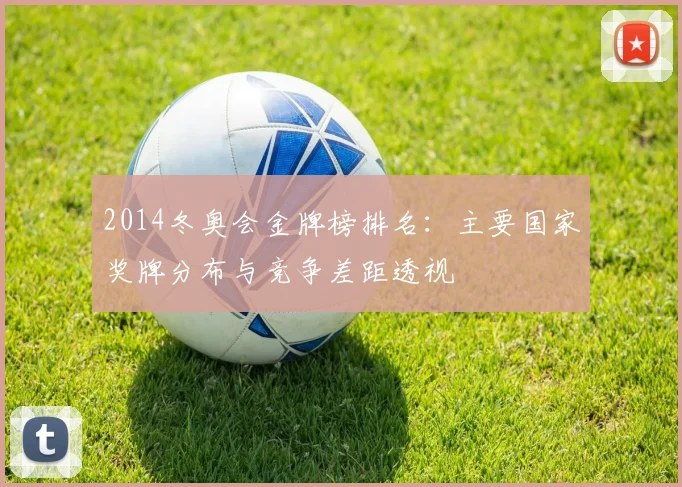 2014冬奥会金牌榜排名：主要国家奖牌分布与竞争差距透视