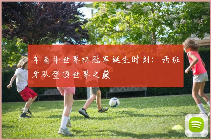 年南非世界杯冠军诞生时刻:西班牙队登顶世界之巅